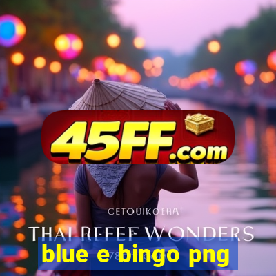 blue e bingo png